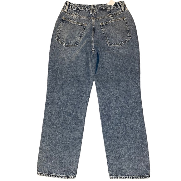 Good American 90s Duster Straight Leg Jeans - Picture 3 of 9